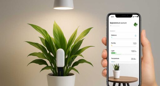 Trådløs overvågning af potteplanter, fugtighed/temperatur/lys/gødning